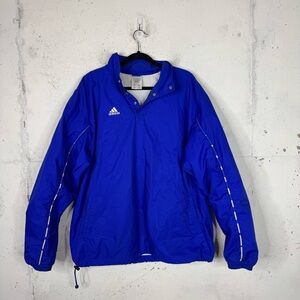 Adidas Quarter-Zip Pullover Jacket Vintage Y2K Large